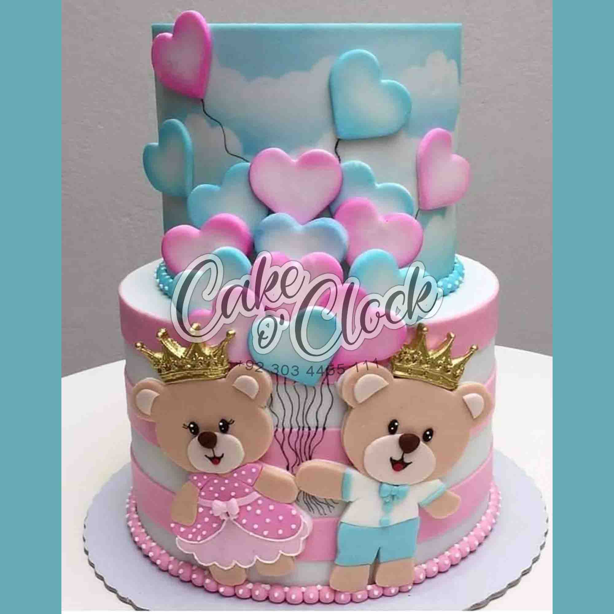2 Tier Beautiful Cake - Cake Waala-hanic.com.vn