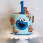 cookies theme cake