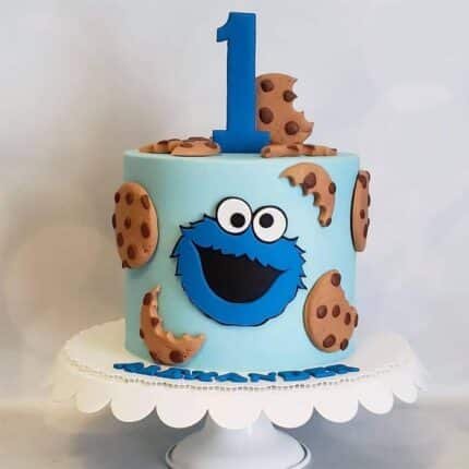 cookies theme cake