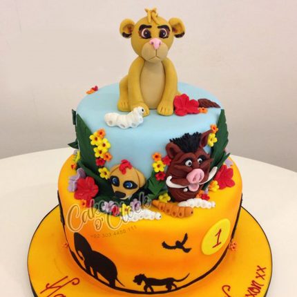 lion king in two tier