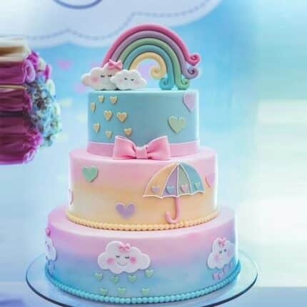 3 tier cake for baby