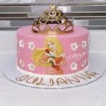 Princess theme cake