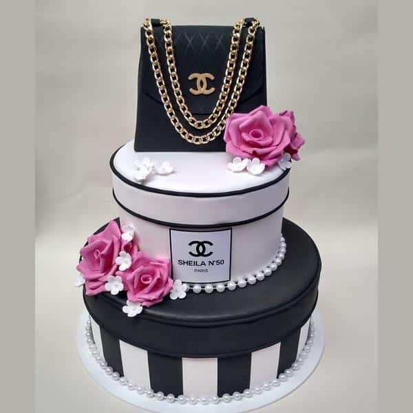 2 tier designer cake