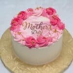pink theme cake for mothersday