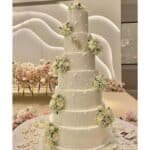 white theme cake